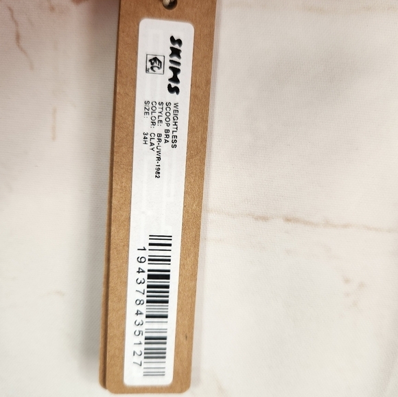 Skims Weightless Scoop 3D Woven Knit “Foam” Underwire Bra in Clay Tan Size 34H - Picture 14 of 16